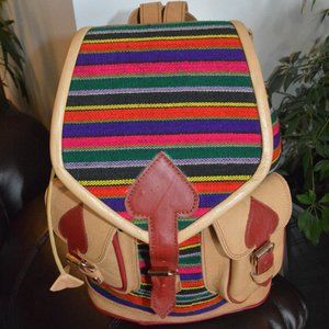 Handmade Leather Backpack, Woman Bag, Christmas